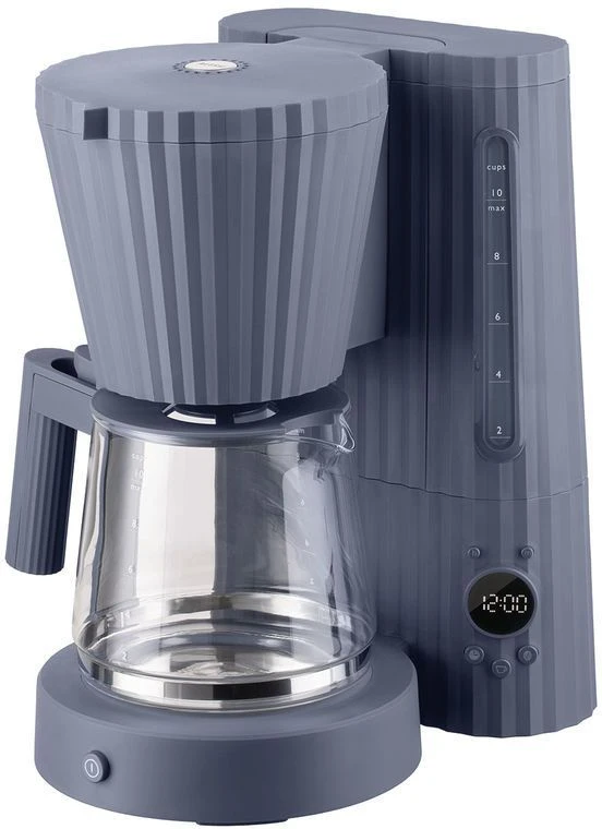 Alessi Filter-koffiezetapparaat Plissé - 1.5 liter - Grijs - Michele De Lucchi - MDL14 G Alessi Filter-koffiezetapparaat Plissé - 1.5 Liter - Grijs - Michele De Lucchi - MDL14 G -Praktische Winkel Voor Keukenbenodigdheden