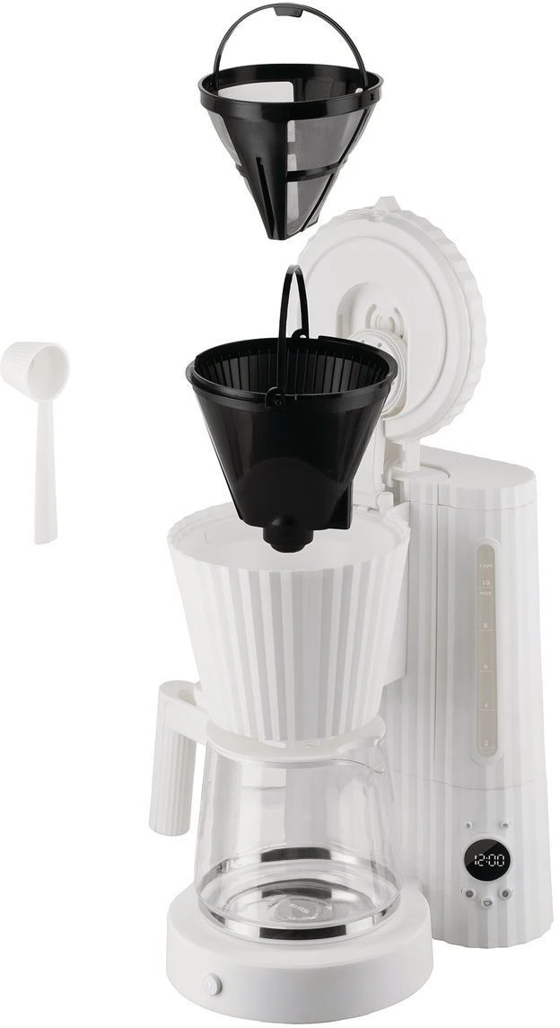 Alessi Filter-koffiezetapparaat Plissé - 1.5 liter - Zwart - Michele De Lucchi - MDL14 B Alessi Filter-koffiezetapparaat Plissé - 1.5 Liter - Zwart - Michele De Lucchi - MDL14 B -Praktische Winkel Voor Keukenbenodigdheden