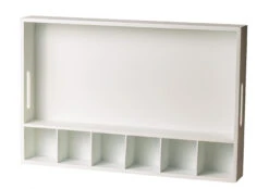 Cosy @Home Dienblad Hout 45 X 30 Cm 4 Cosy @Home Dienblad Hout 45 X 30 Cm -Praktische Winkel Voor Keukenbenodigdheden 00theedoos 23