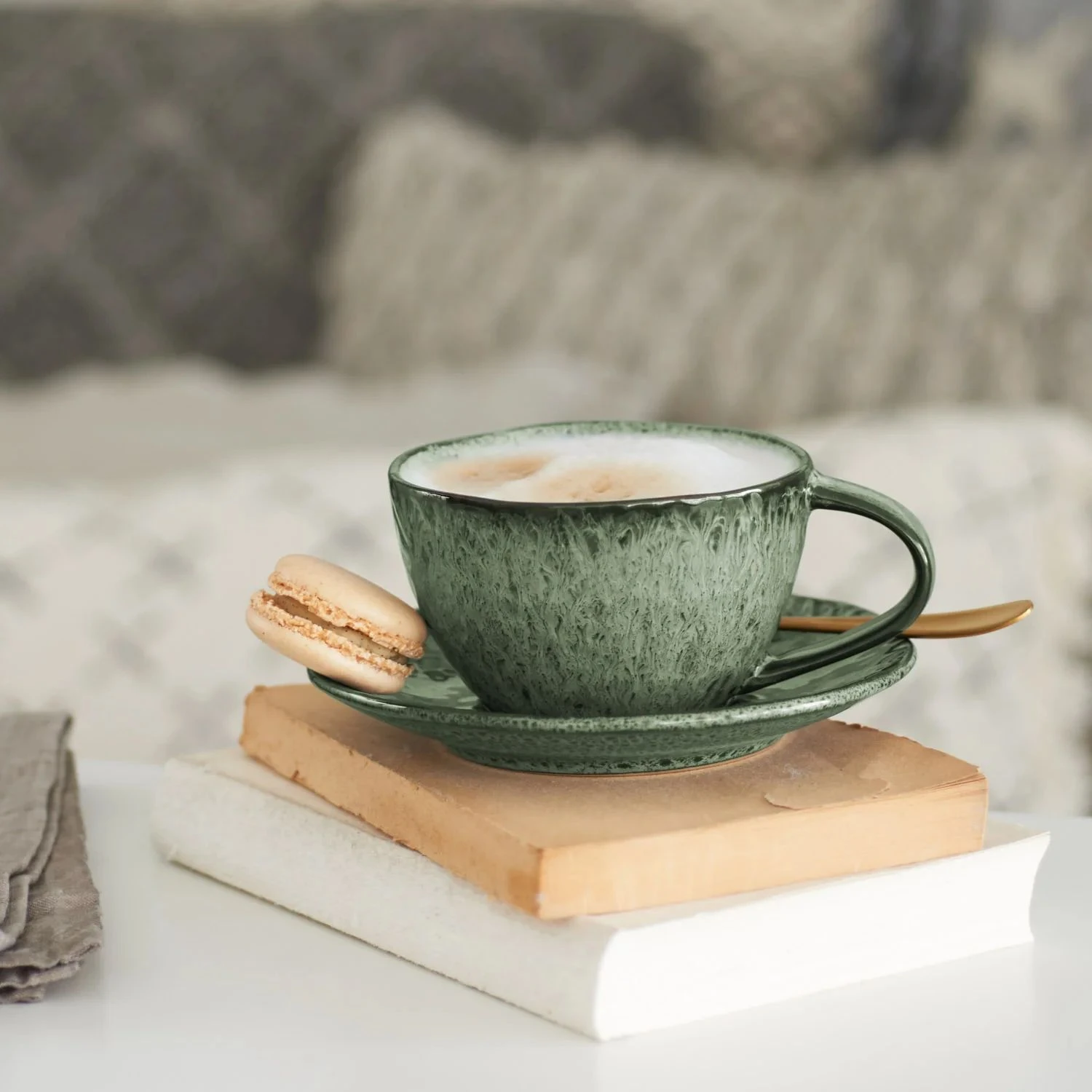 Leonardo Koffieschotel Matera Groen ø 15 cm Leonardo Koffieschotel Matera Groen ø 15 Cm -Praktische Winkel Voor Keukenbenodigdheden