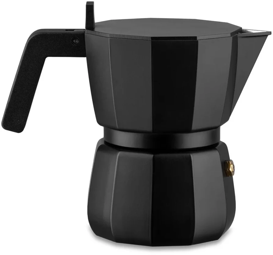 Alessi Percolator Moka Black - DC06/3 B - 3 kops - door David Chipperfield Alessi Percolator Moka Black - DC06/3 B - 3 Kops - Door David Chipperfield -Praktische Winkel Voor Keukenbenodigdheden 01 DC06 B
