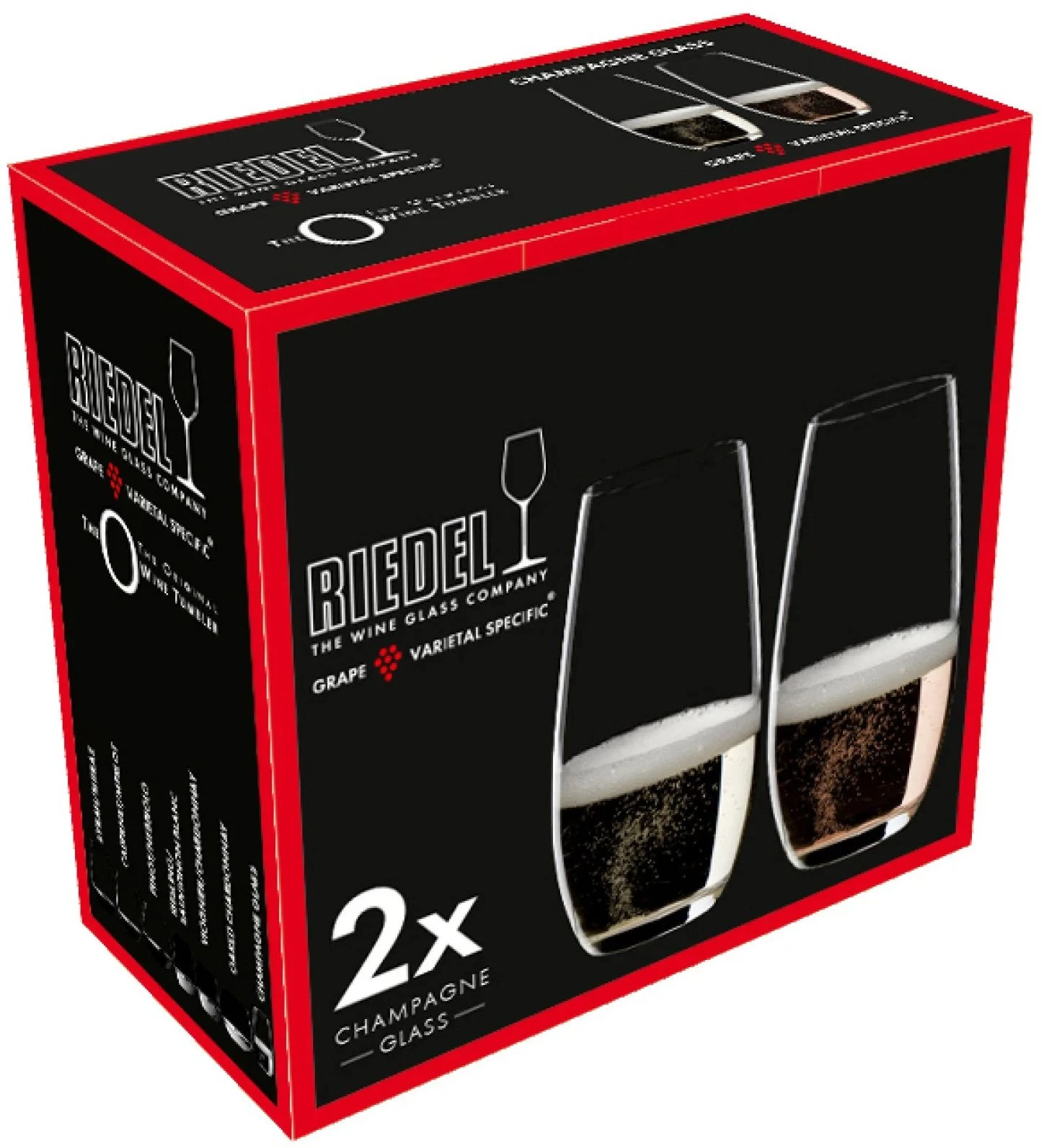 Riedel Champagne Glazen O Wine - 2 stuks Riedel Champagne Glazen O Wine - 2 Stuks -Praktische Winkel Voor Keukenbenodigdheden 041400028 packaging 7PO4ObvU