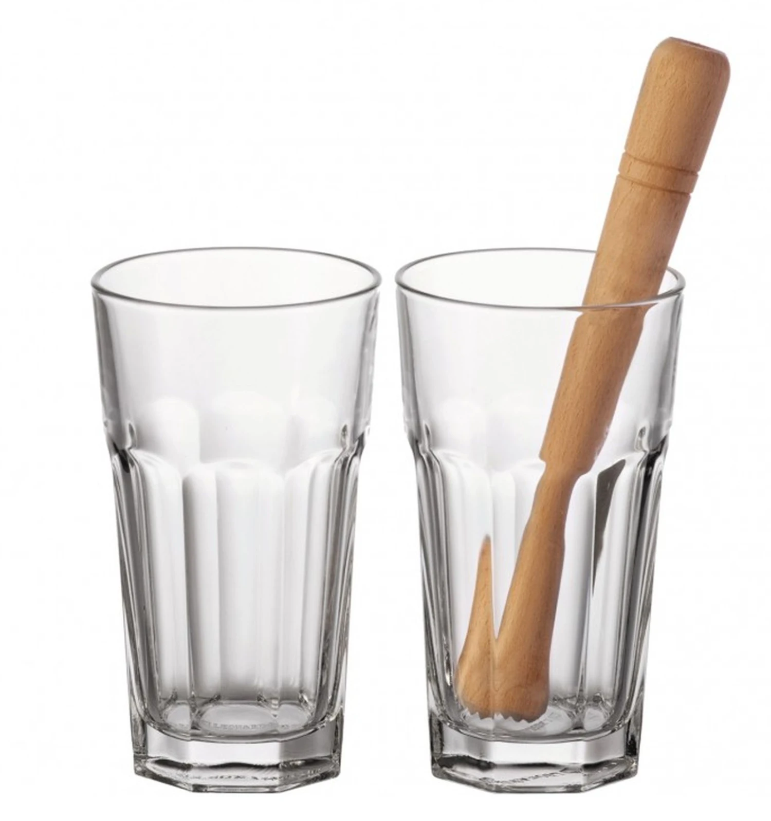 Leonardo Cocktailglazen - 540 ml + Crusher Leonardo Cocktailglazen - 540 Ml + Crusher -Praktische Winkel Voor Keukenbenodigdheden 073756 0 k