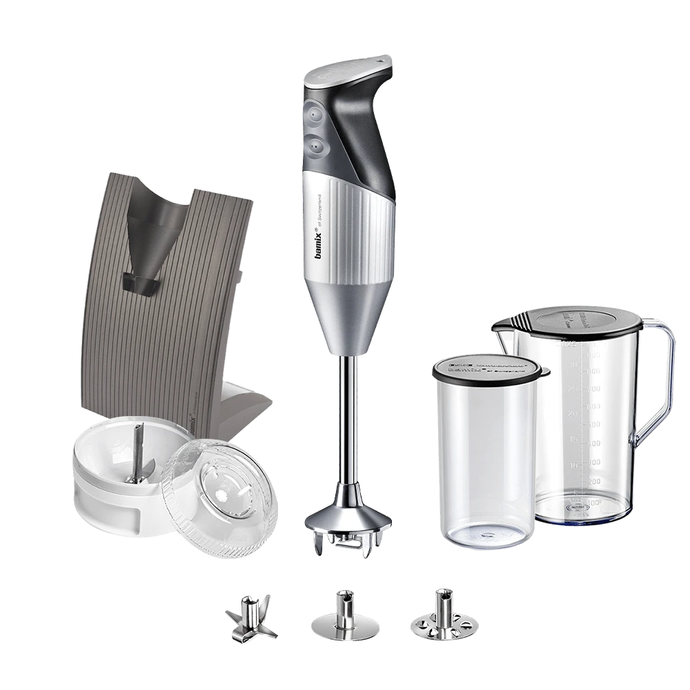 Bamix Staafmixer Set SwissLine - 200 W - Zilver Bamix Staafmixer Set SwissLine - 200 W - Zilver -Praktische Winkel Voor Keukenbenodigdheden 100015 swissline 200w silber beschichtet min5B15D