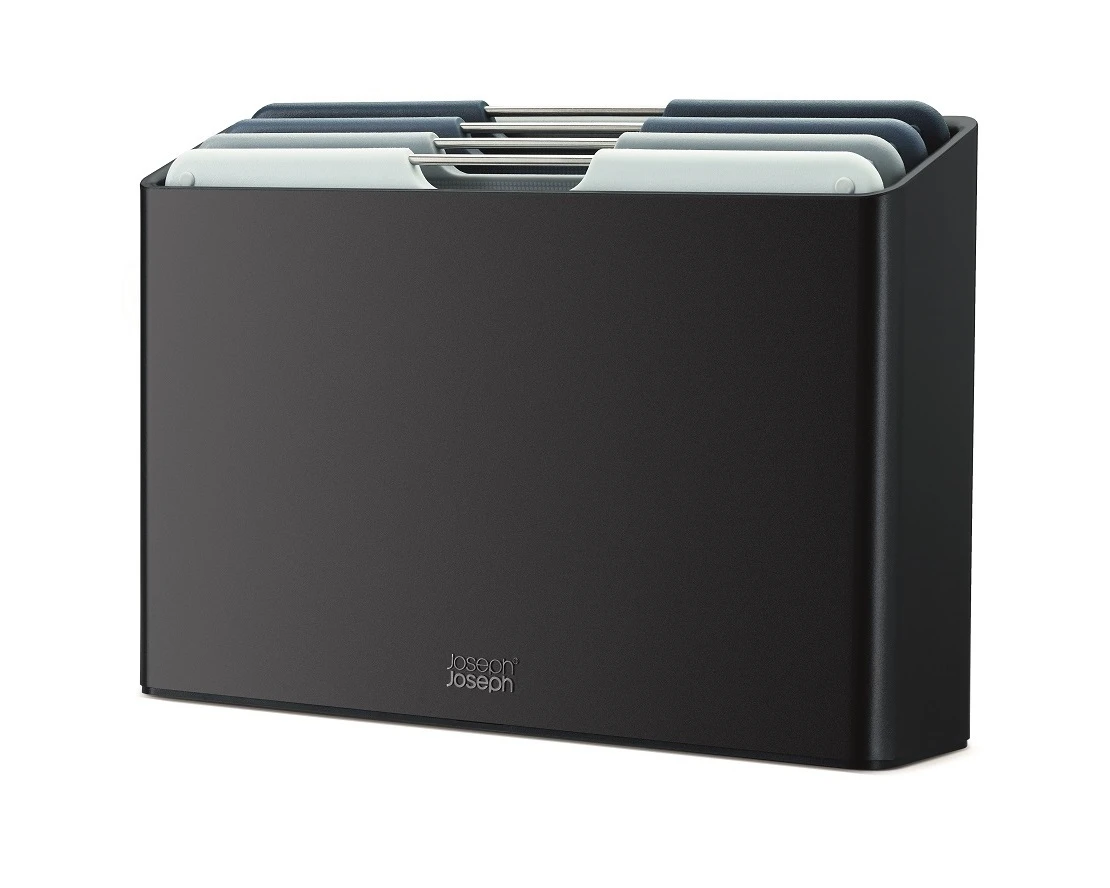 Joseph Joseph 4-delige snijplankenset met houder - Folio - Grijs Joseph Joseph 4-delige Snijplankenset Met Houder - Folio - Grijs -Praktische Winkel Voor Keukenbenodigdheden 102 front 3