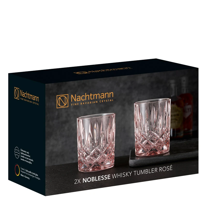 Nachtmann Whiskey Glazen Noblesse - Rosé - 295 ml - 2 stuks Nachtmann Whiskey Glazen Noblesse - Rosé - 295 Ml - 2 Stuks -Praktische Winkel Voor Keukenbenodigdheden 104240 nachtmann noblesse rose whisky 3