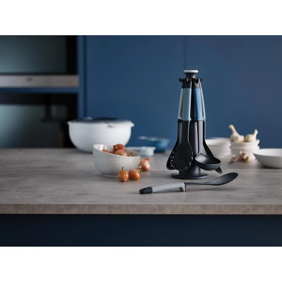 Joseph Joseph Carrousel met 6 spatels - Sky Elevate - Blauw Joseph Joseph Carrousel Met 6 Spatels - Sky Elevate - Blauw -Praktische Winkel Voor Keukenbenodigdheden 10525 11 1