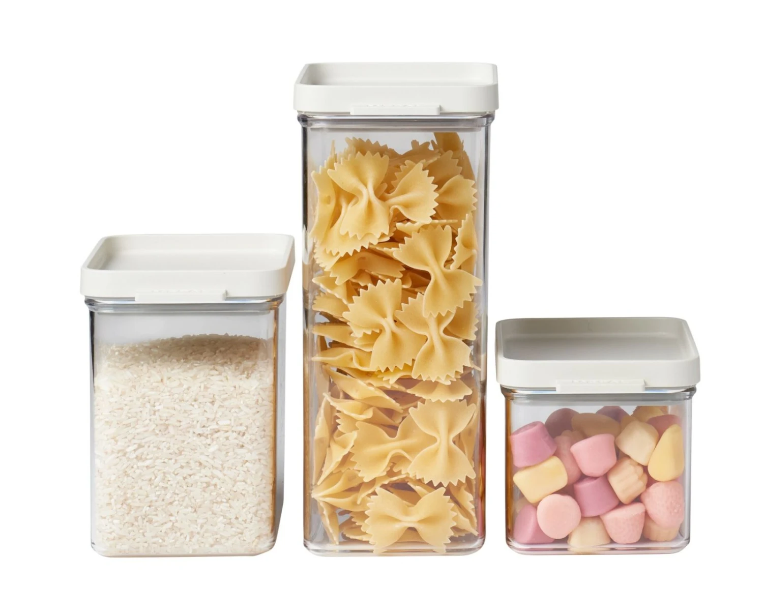 Mepal Bewaardoos Omnia Nordic White 3-Delig Mepal Bewaardoos Omnia Nordic White 3-Delig -Praktische Winkel Voor Keukenbenodigdheden 106400032500