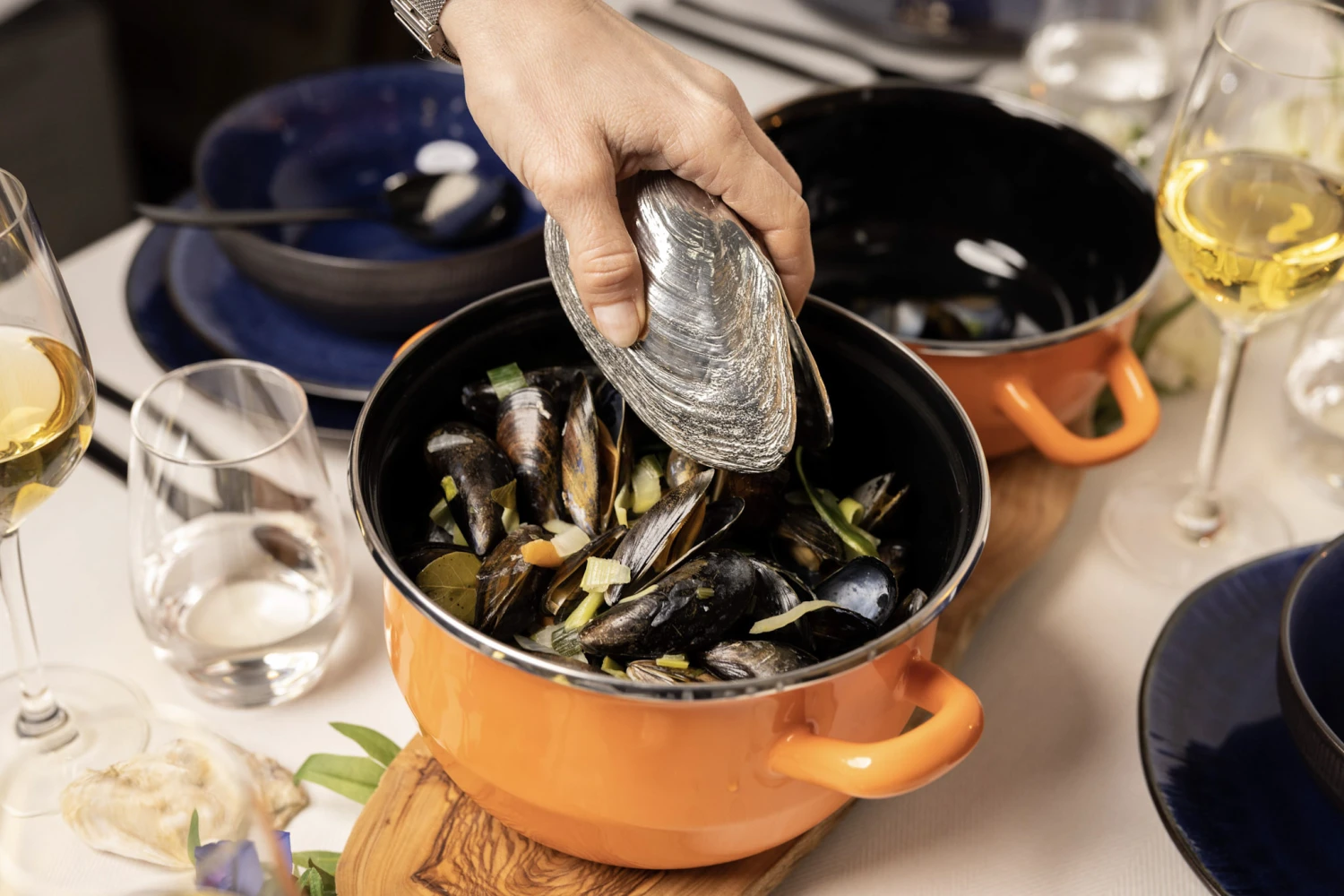 Anovi Mosselschep Anovi Mosselschep -Praktische Winkel Voor Keukenbenodigdheden 11 Mosselen Anovi 11