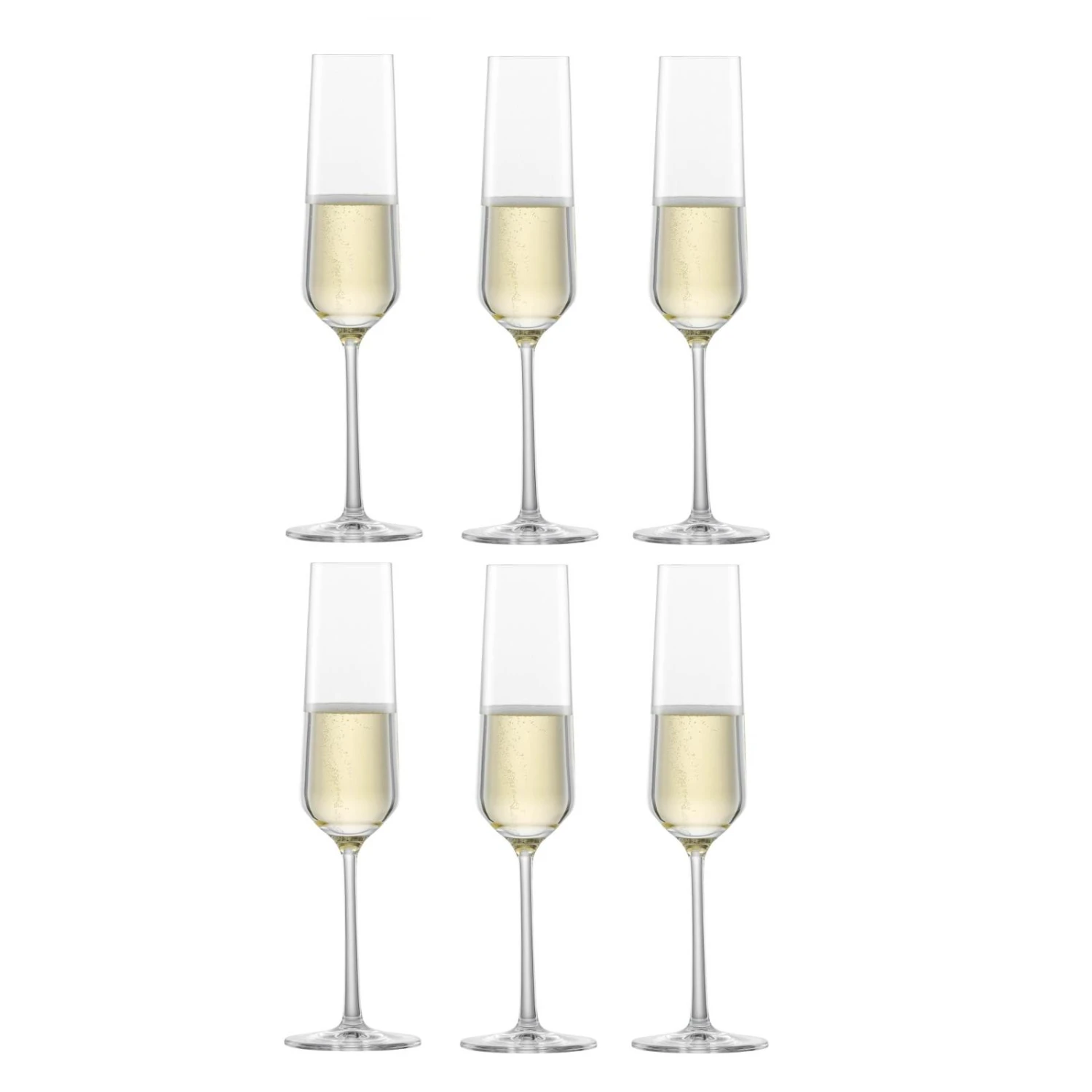 Zwiesel Glas Champagneglazen Pure - 215 ml - 6 stuks Zwiesel Glas Champagneglazen Pure - 215 Ml - 6 Stuks -Praktische Winkel Voor Keukenbenodigdheden 112415 Pure Sekt 7 mitInhalt 000013433 59385 6 stuks