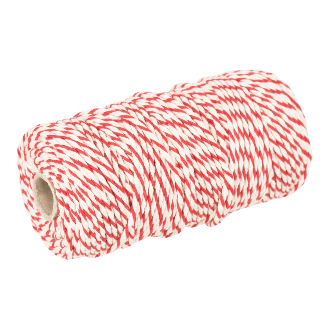 Kitchen Basics Rolladetouw Wit / Rood 80 meter Kitchen Basics Rolladetouw Wit / Rood 80 Meter -Praktische Winkel Voor Keukenbenodigdheden 117300 Rolladetouw 1 5