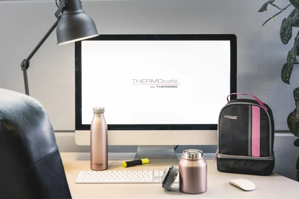 Thermos Thermosfles Goudroze 500 ml Thermos Thermosfles Goudroze 500 Ml -Praktische Winkel Voor Keukenbenodigdheden 131480 2