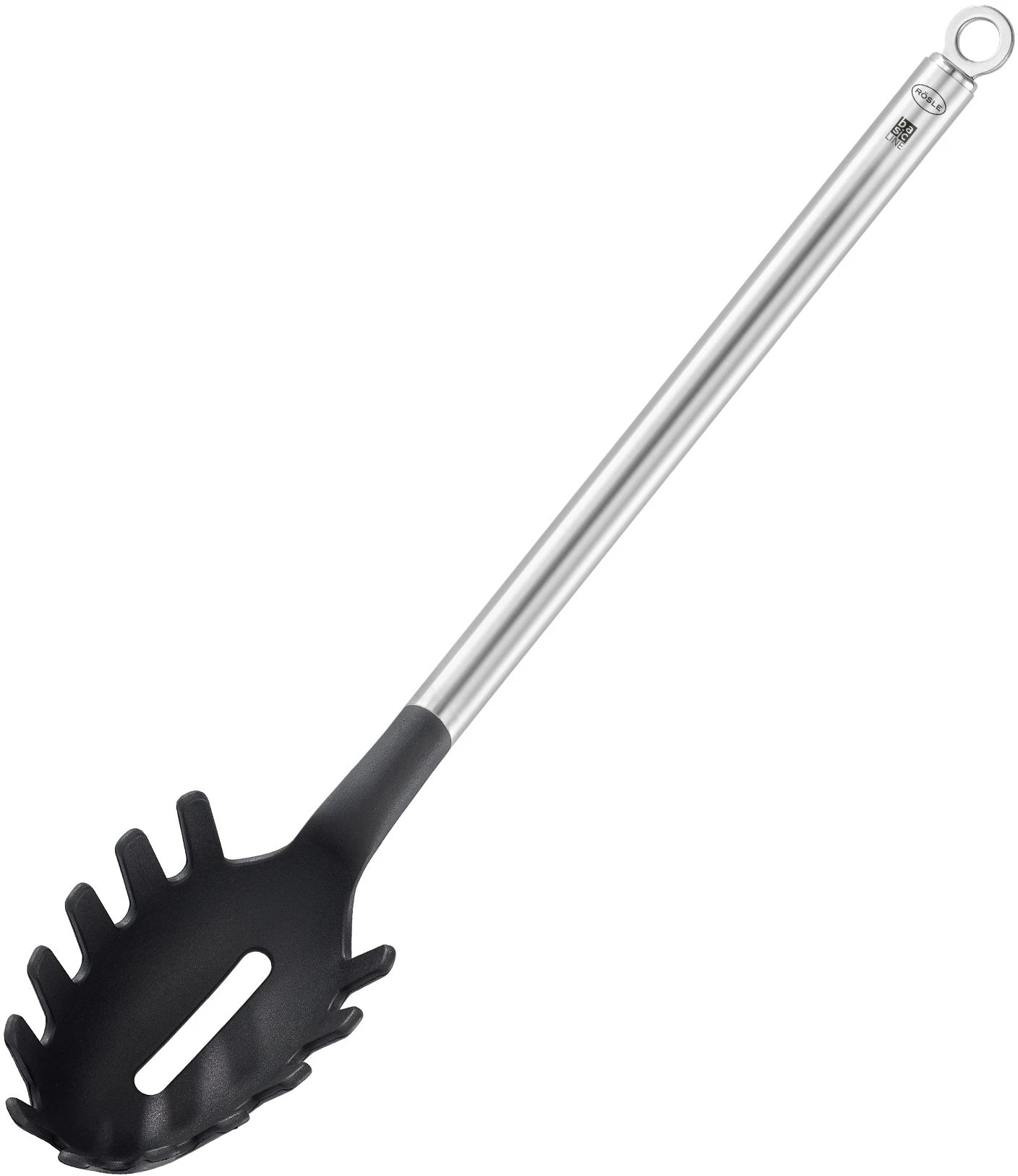 Rosle Basic Line Spaghettilepel - RVS / Siliconen - 31 cm Rosle Basic Line Spaghettilepel - RVS / Siliconen - 31 Cm -Praktische Winkel Voor Keukenbenodigdheden 13706 01 Spaghettiheber 31cm Basic Line