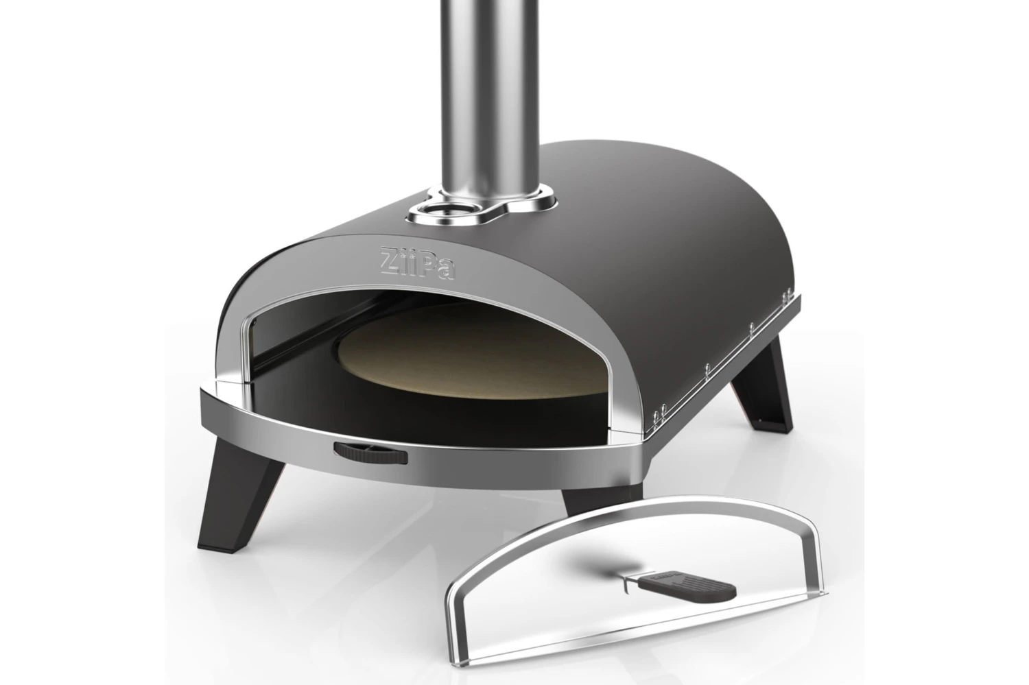 ZiiPa Pizza Oven Piana - Houtgestookt - met Thermometer - Leisteen - voor ø 30 cm pizza's - Roterende pizzasteen ZiiPa Pizza Oven Piana - Houtgestookt - Met Thermometer - Leisteen - Voor ø 30 Cm Pizza's - Roterende Pizzasteen -Praktische Winkel Voor Keukenbenodigdheden 159548 scaled