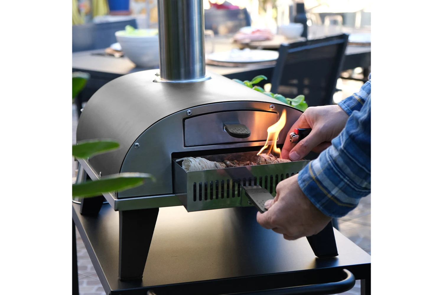 ZiiPa Pizza Oven Piana - Houtgestookt - met Thermometer - Leisteen - voor ø 30 cm pizza's - Roterende pizzasteen ZiiPa Pizza Oven Piana - Houtgestookt - Met Thermometer - Leisteen - Voor ø 30 Cm Pizza's - Roterende Pizzasteen -Praktische Winkel Voor Keukenbenodigdheden 159597 scaled