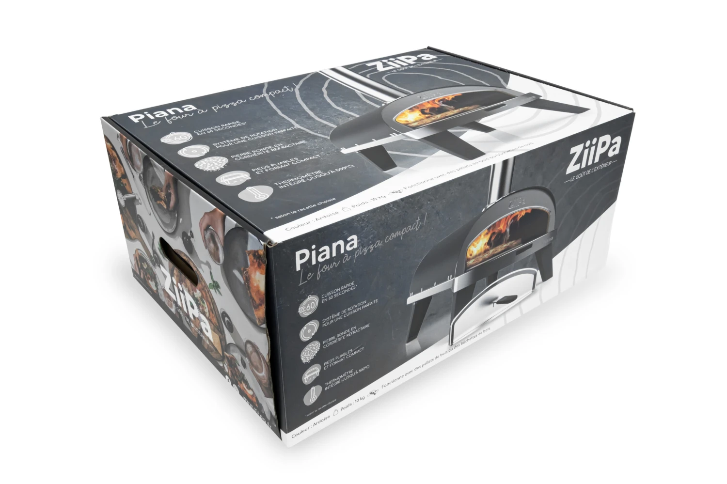 ZiiPa Pizza Oven Piana - Houtgestookt - met Thermometer - Leisteen - voor ø 30 cm pizza's - Roterende pizzasteen ZiiPa Pizza Oven Piana - Houtgestookt - Met Thermometer - Leisteen - Voor ø 30 Cm Pizza's - Roterende Pizzasteen -Praktische Winkel Voor Keukenbenodigdheden 159639 scaled