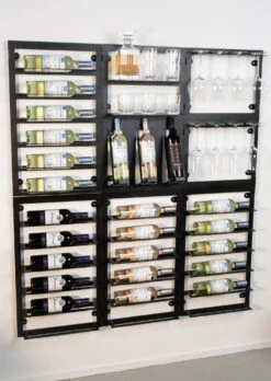 Blackwell Wijnrek - Voor 6 Flessen - Zwart 4 Blackwell Wijnrek - Voor 6 Flessen - Zwart -Praktische Winkel Voor Keukenbenodigdheden 16 COOK2027 1