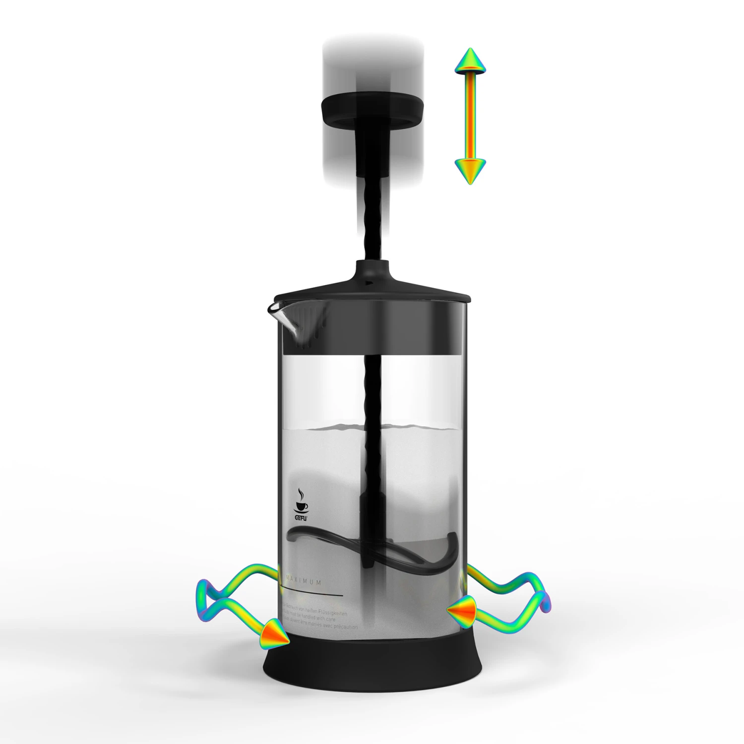 Gefu Melkopschuimer Antonio 270 ml Gefu Melkopschuimer Antonio 270 Ml -Praktische Winkel Voor Keukenbenodigdheden 16370 gefu milchaufschaeumer antonio 03 1