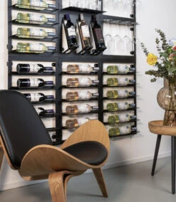 Blackwell Wijnrek - Voor 6 Flessen - Zwart 5 Blackwell Wijnrek - Voor 6 Flessen - Zwart -Praktische Winkel Voor Keukenbenodigdheden 17 COOK2030 1