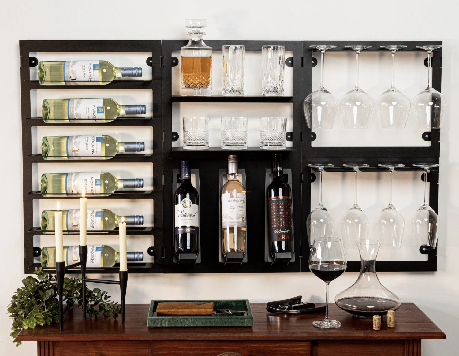 Blackwell Wijnrek - voor 6 flessen - Zwart Blackwell Wijnrek - Voor 6 Flessen - Zwart -Praktische Winkel Voor Keukenbenodigdheden 19 COOK2038 Edit 2