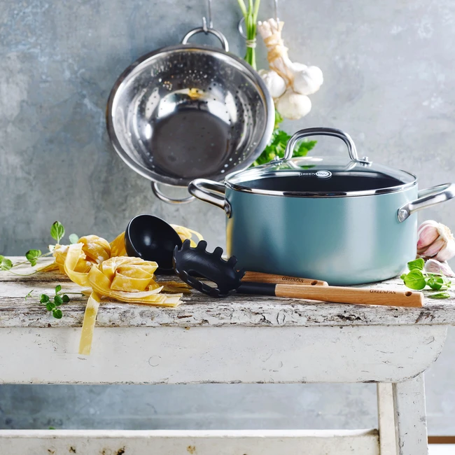 GreenPan Sauslepel Mayflower - 30 cm GreenPan Sauslepel Mayflower - 30 Cm -Praktische Winkel Voor Keukenbenodigdheden 1def601ec1e025038e0fa34604e0a68257aa4b5b ceramic steamerset 4 pieces mayflower 01 a5B15D