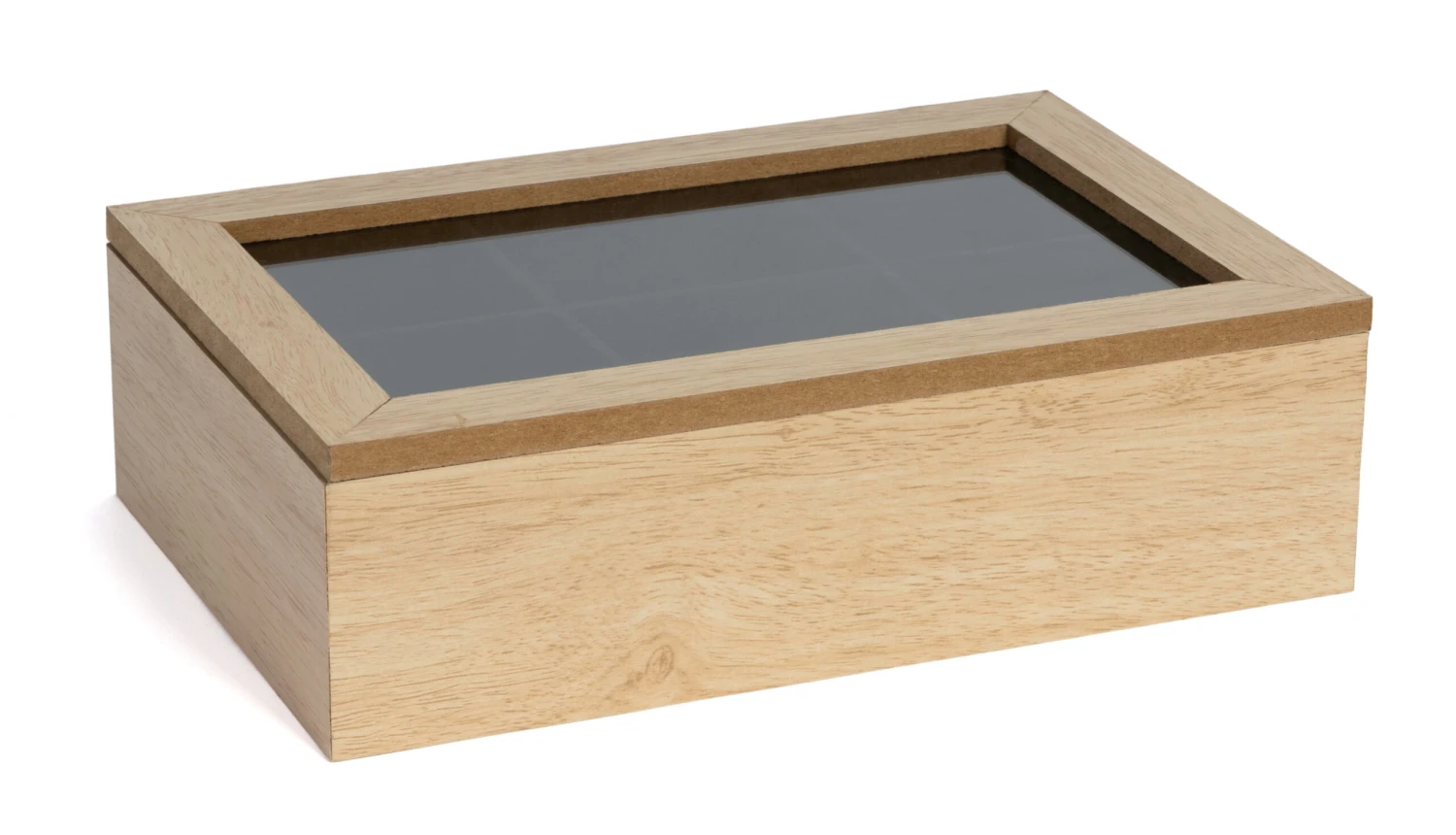 Sakura Tea Theedoos - Hout - 6-vaks - met Fluweel - 24 x 16 cm Sakura Tea Theedoos - Hout - 6-vaks - Met Fluweel - 24 X 16 Cm -Praktische Winkel Voor Keukenbenodigdheden 2 6 vaks 2 scaled