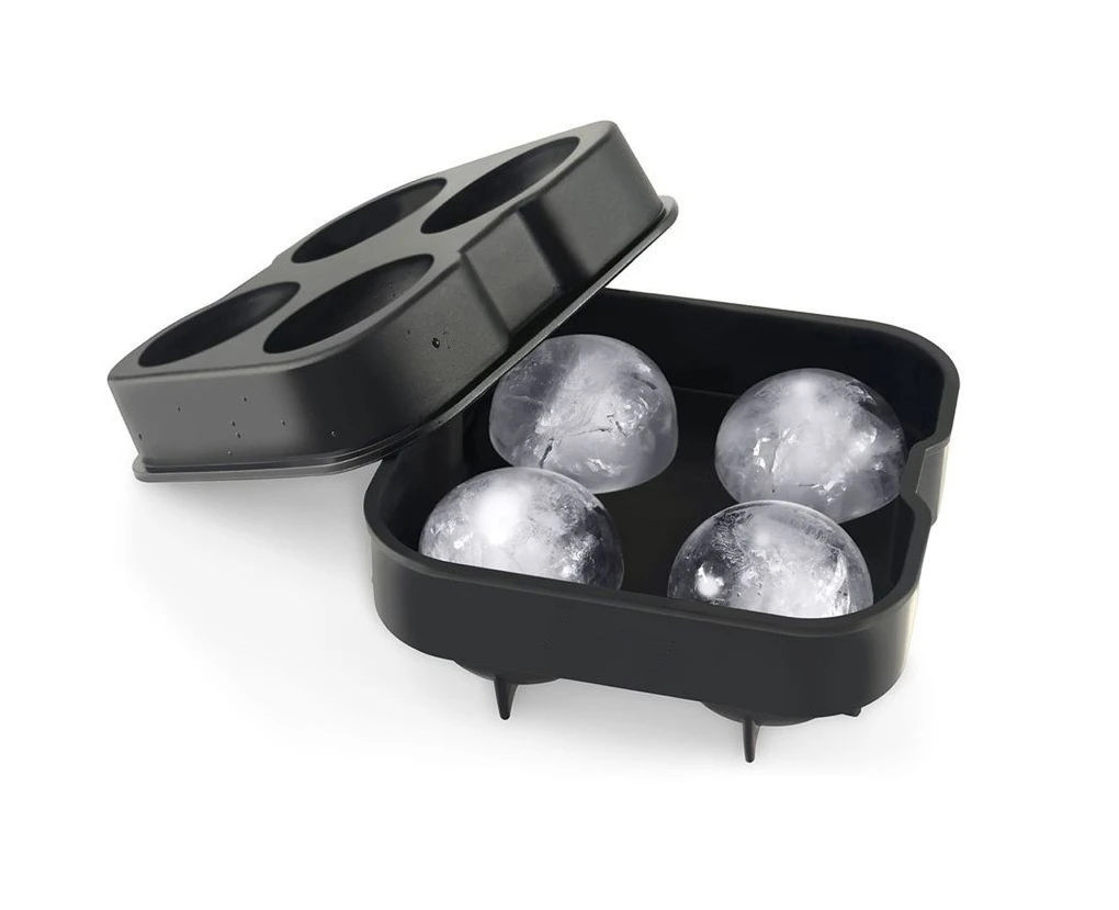 Sareva IJsblokjesvorm - 4 ronde ijsbollen - Siliconen - Easy Release - Herbruikbaar Sareva IJsblokjesvorm - 4 Ronde Ijsbollen - Siliconen - Easy Release - Herbruikbaar -Praktische Winkel Voor Keukenbenodigdheden 2018 12 11 1117 001 1