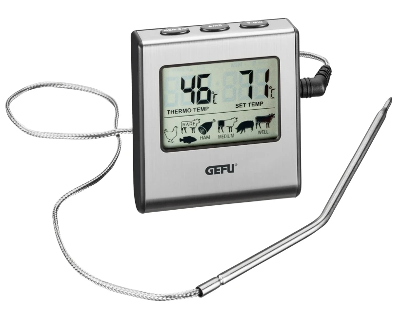 Gefu Digitale Thermometer Tempere Gefu Digitale Thermometer Tempere -Praktische Winkel Voor Keukenbenodigdheden 21840 gefu digitales bratenthermometer tempere 01