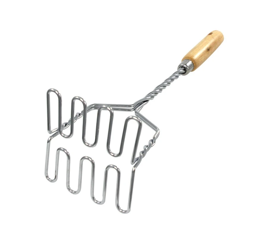 Kitchen Tools Aardappelstamper - Houten handgreep - 37 cm Kitchen Tools Aardappelstamper - Houten Handgreep - 37 Cm -Praktische Winkel Voor Keukenbenodigdheden 22275526