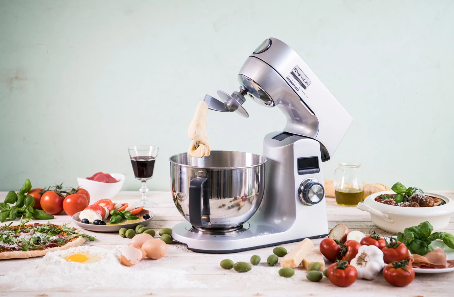 Espressions Keukenmachine MixMaster Combo - 12 standen - 4.5 liter Espressions Keukenmachine MixMaster Combo - 12 Standen - 4.5 Liter -Praktische Winkel Voor Keukenbenodigdheden 2234