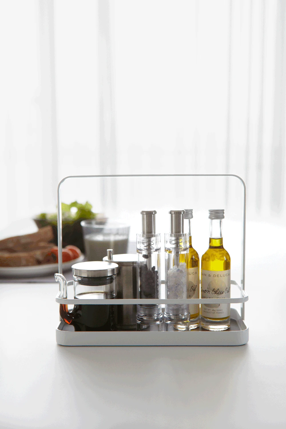 Yamazaki Kruidenrek Tower Wit Yamazaki Kruidenrek Tower Wit -Praktische Winkel Voor Keukenbenodigdheden 2254 TOWER SEASONING RACK WH