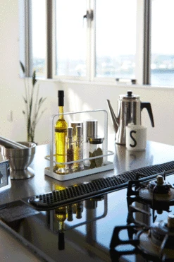 Yamazaki Kruidenrek Tower Wit 5 Yamazaki Kruidenrek Tower Wit -Praktische Winkel Voor Keukenbenodigdheden 2254 TOWER SEASONING RACK WH 08 1000x