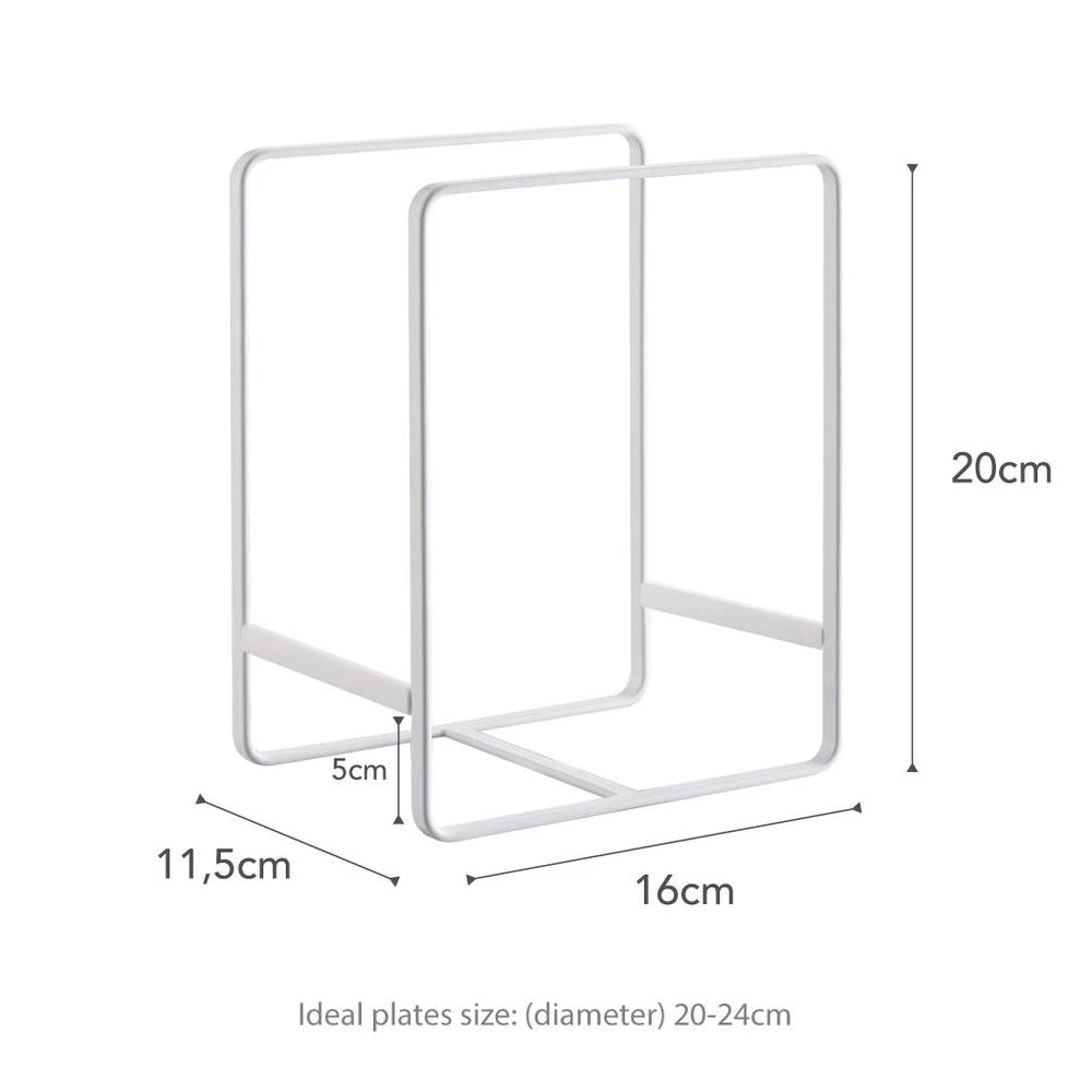 Yamazaki Organiser Tower Wit Yamazaki Organiser Tower Wit -Praktische Winkel Voor Keukenbenodigdheden