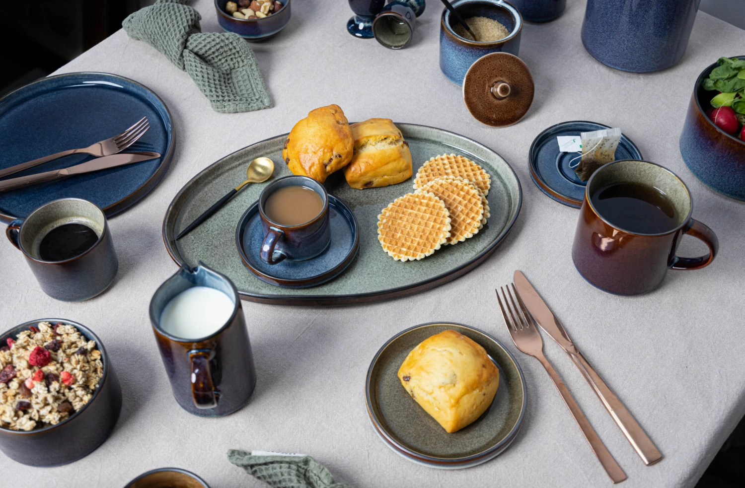 Cosy & Trendy Espresso Schotel Quintana Blue ø 12 cm Cosy & Trendy Espresso Schotel Quintana Blue ø 12 Cm -Praktische Winkel Voor Keukenbenodigdheden 25 quintana 25 scaled