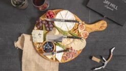 Jay Hill Serveerplank / Pizzaplank Tunea - Olijfhout - ø 30 Cm 4 Jay Hill Serveerplank / Pizzaplank Tunea - Olijfhout - ø 30 Cm -Praktische Winkel Voor Keukenbenodigdheden 25082021 25 3