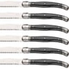 Sareva Steakmessenset Laguiole - Zwart - 6 Stuks 1 Sareva Steakmessenset Laguiole - Zwart - 6 Stuks -Praktische Winkel Voor Keukenbenodigdheden 26082021 5