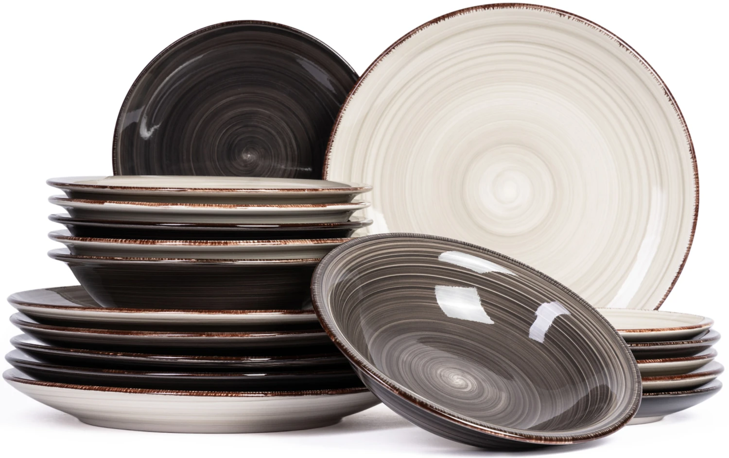 Studio Tavola Serviesset Vintage Loft - 18-delig / 6 personen Studio Tavola Serviesset Vintage Loft - 18-delig / 6 Personen -Praktische Winkel Voor Keukenbenodigdheden 3 ST Vintage Loft