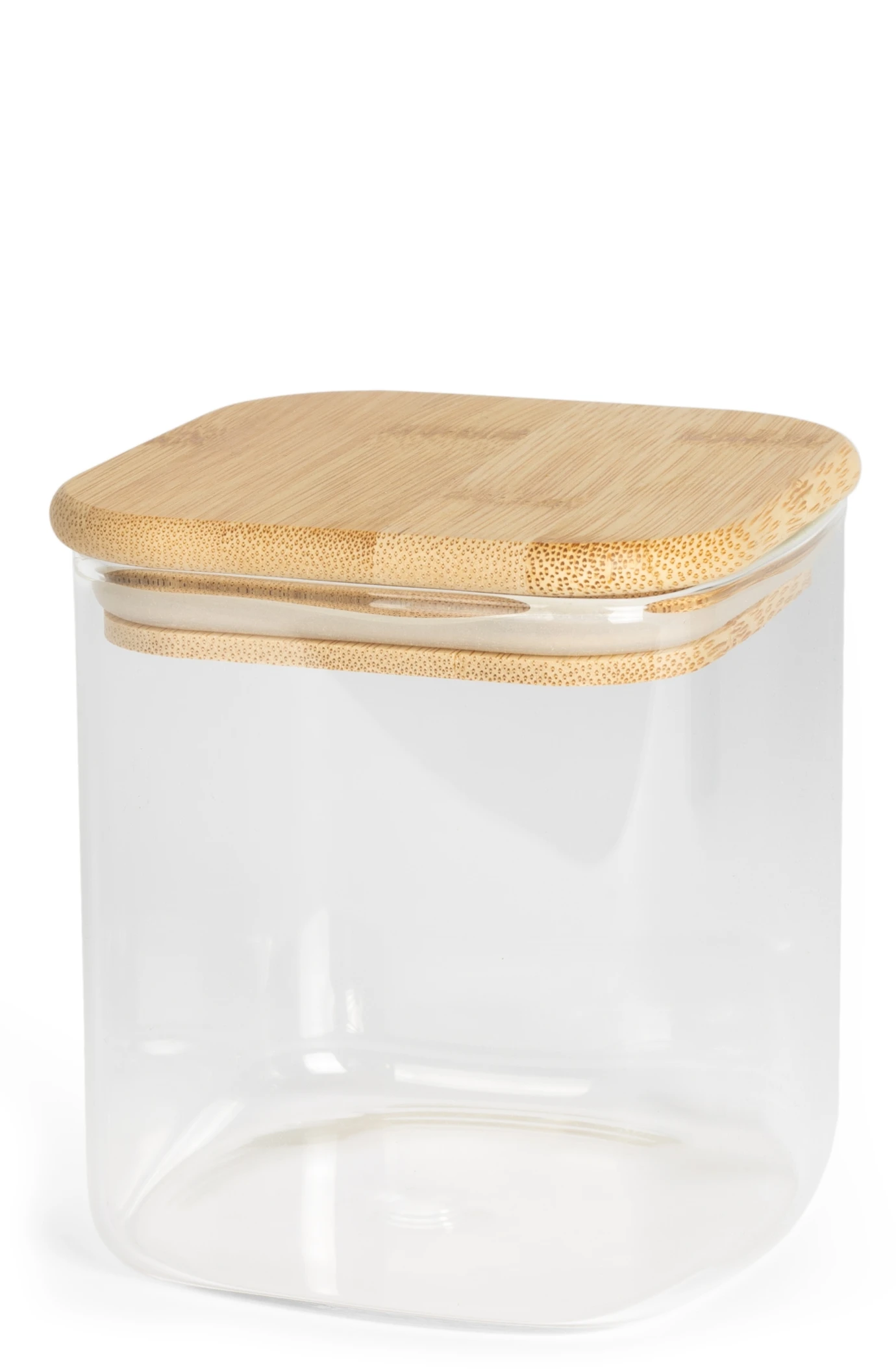 Sareva Voorraadpot - Glas / Bamboe - 800 ml Sareva Voorraadpot - Glas / Bamboe - 800 Ml -Praktische Winkel Voor Keukenbenodigdheden 3 Sareva bakje hout Klein 01