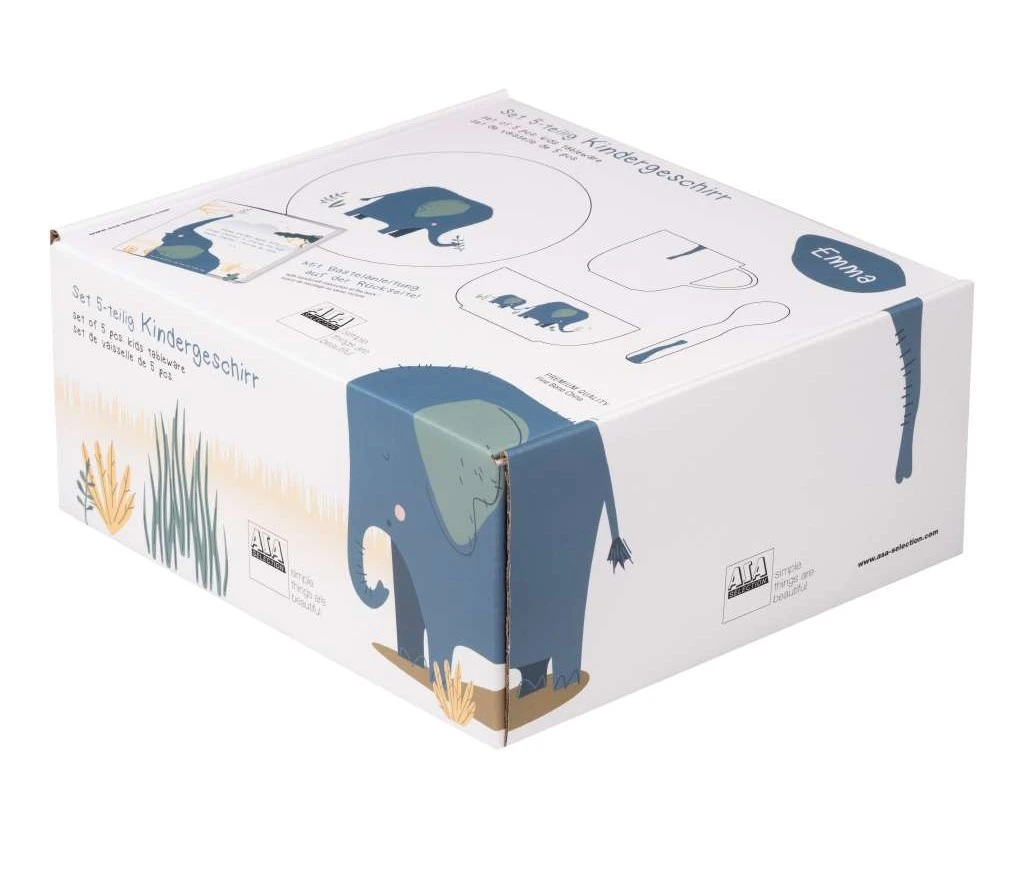 ASA Selection Kinderservies Kids Emma Olifant 5-delig ASA Selection Kinderservies Kids Emma Olifant 5-delig -Praktische Winkel Voor Keukenbenodigdheden 38950314 kindergeschirr elefant