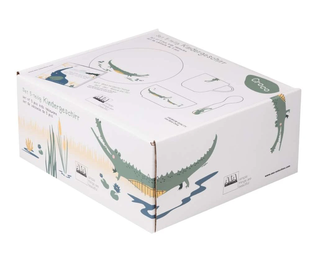ASA Selection Kinderservies Kids Croco Krokodil 5-delig ASA Selection Kinderservies Kids Croco Krokodil 5-delig -Praktische Winkel Voor Keukenbenodigdheden 38951314 kindergeschirr krokodil