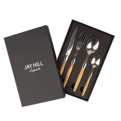 Jay Hill Bestekset Laguiole - Olijfhout - 4-delig 6 Jay Hill Bestekset Laguiole - Olijfhout - 4-delig -Praktische Winkel Voor Keukenbenodigdheden 4 8720812849636 2