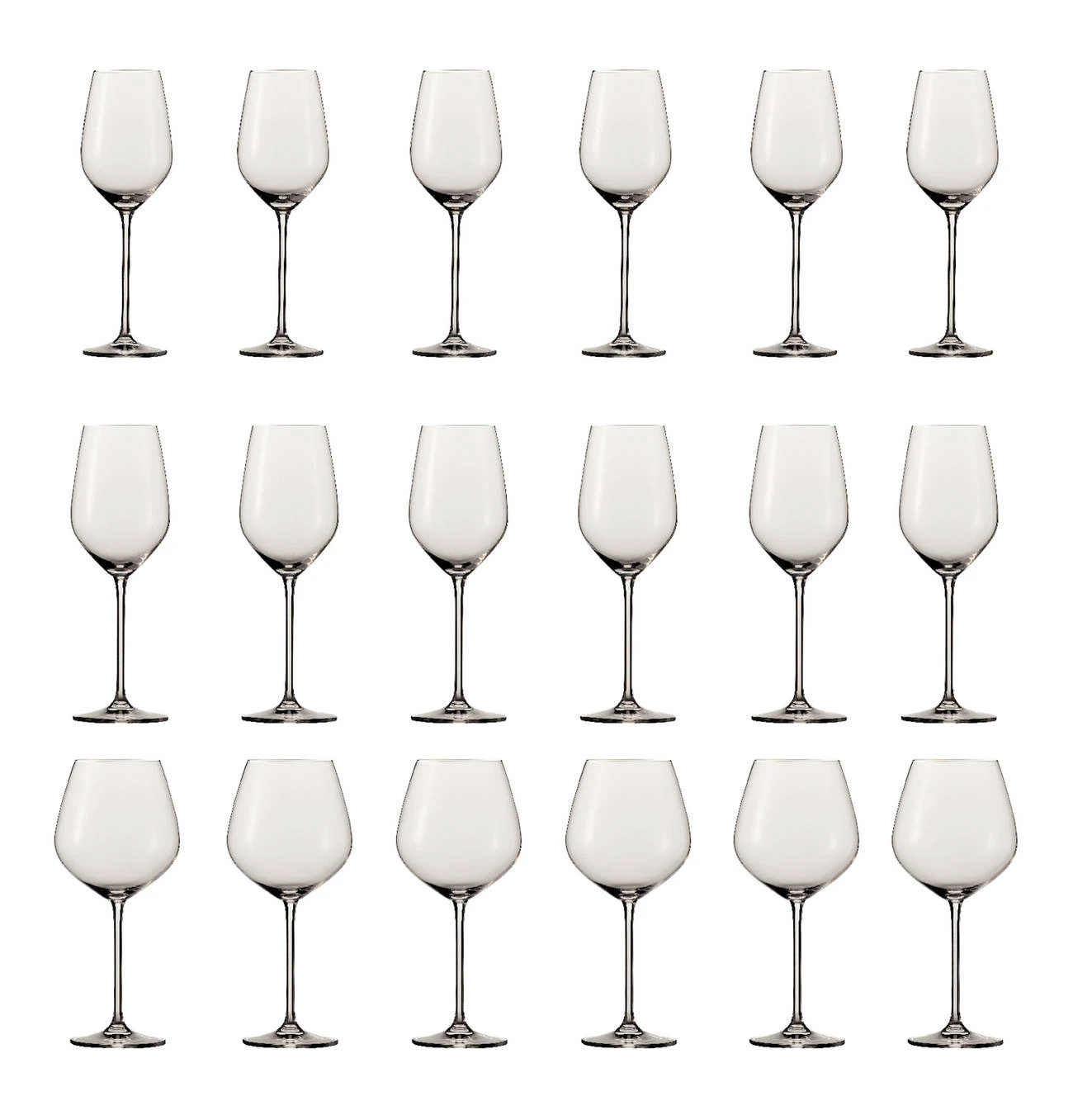 Schott Zwiesel Wijnglazen Fortissimo - Set 18 delig - Witte en Rode Wijnglazen & Gin Tonic Glazen Schott Zwiesel Wijnglazen Fortissimo - Set 18 Delig - Witte En Rode Wijnglazen & Gin Tonic Glazen -Praktische Winkel Voor Keukenbenodigdheden 4001836085601 schott zwiesel fortissimo detail