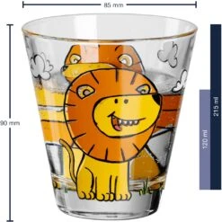Leonardo Kinderglas Set Bambini Leeuw 215 Ml - 3-Delig -Praktische Winkel Voor Keukenbenodigdheden 4002541178992 01