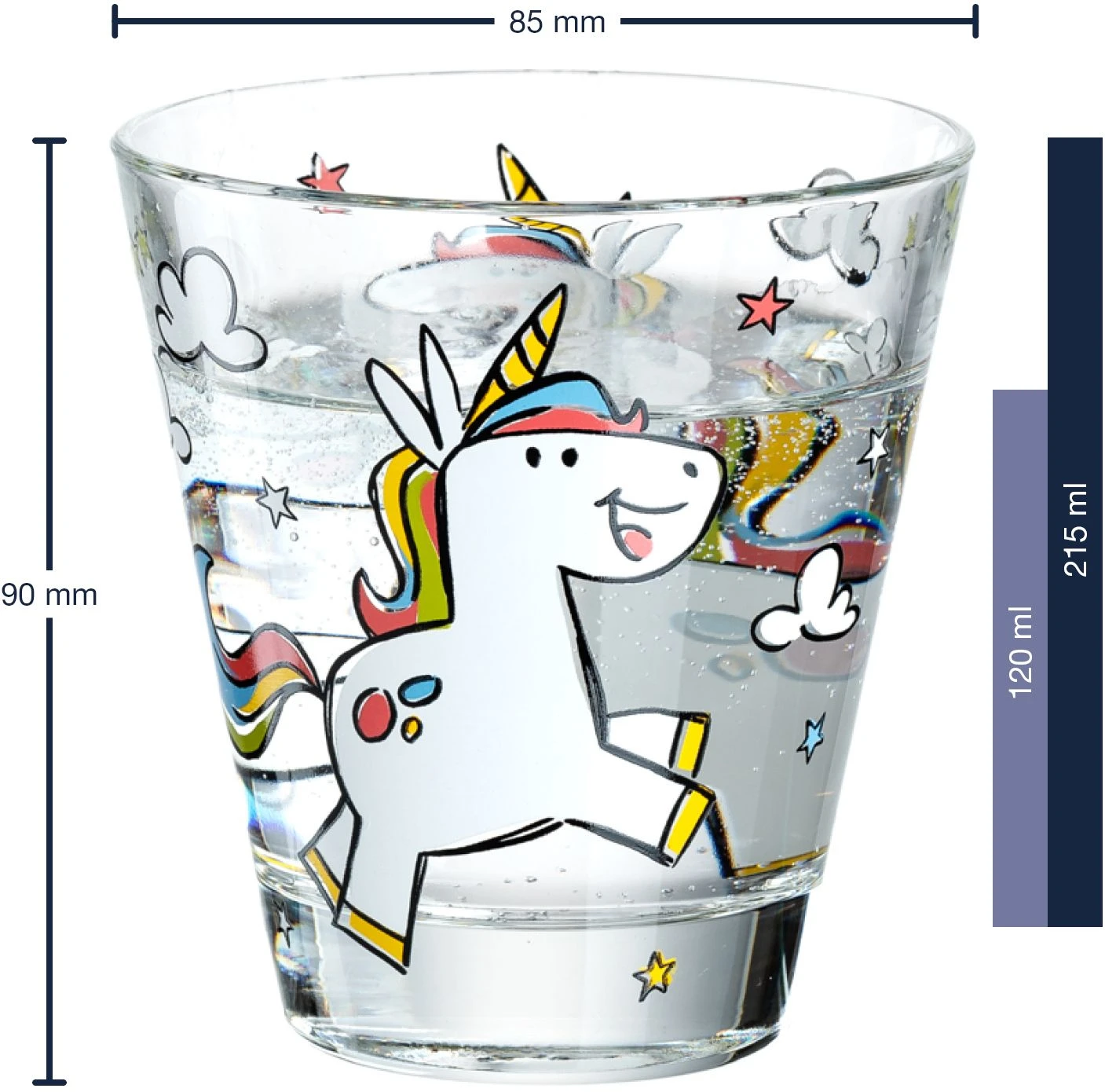 Leonardo Kinderglas Set Bambini Unicorn 215 ml - 3-Delig Leonardo Kinderglas Set Bambini Unicorn 215 Ml - 3-Delig -Praktische Winkel Voor Keukenbenodigdheden 4002541179029 01