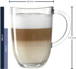 Leonardo Latte Macchiato Glazen Napoli 380 Ml - 6 Stuks 5 Leonardo Latte Macchiato Glazen Napoli 380 Ml - 6 Stuks -Praktische Winkel Voor Keukenbenodigdheden 4002541242037 01