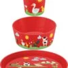 Koziol Kinderservies Connect Farm 3-Delig 2 Koziol Kinderservies Connect Farm 3-Delig -Praktische Winkel Voor Keukenbenodigdheden 4002942547274