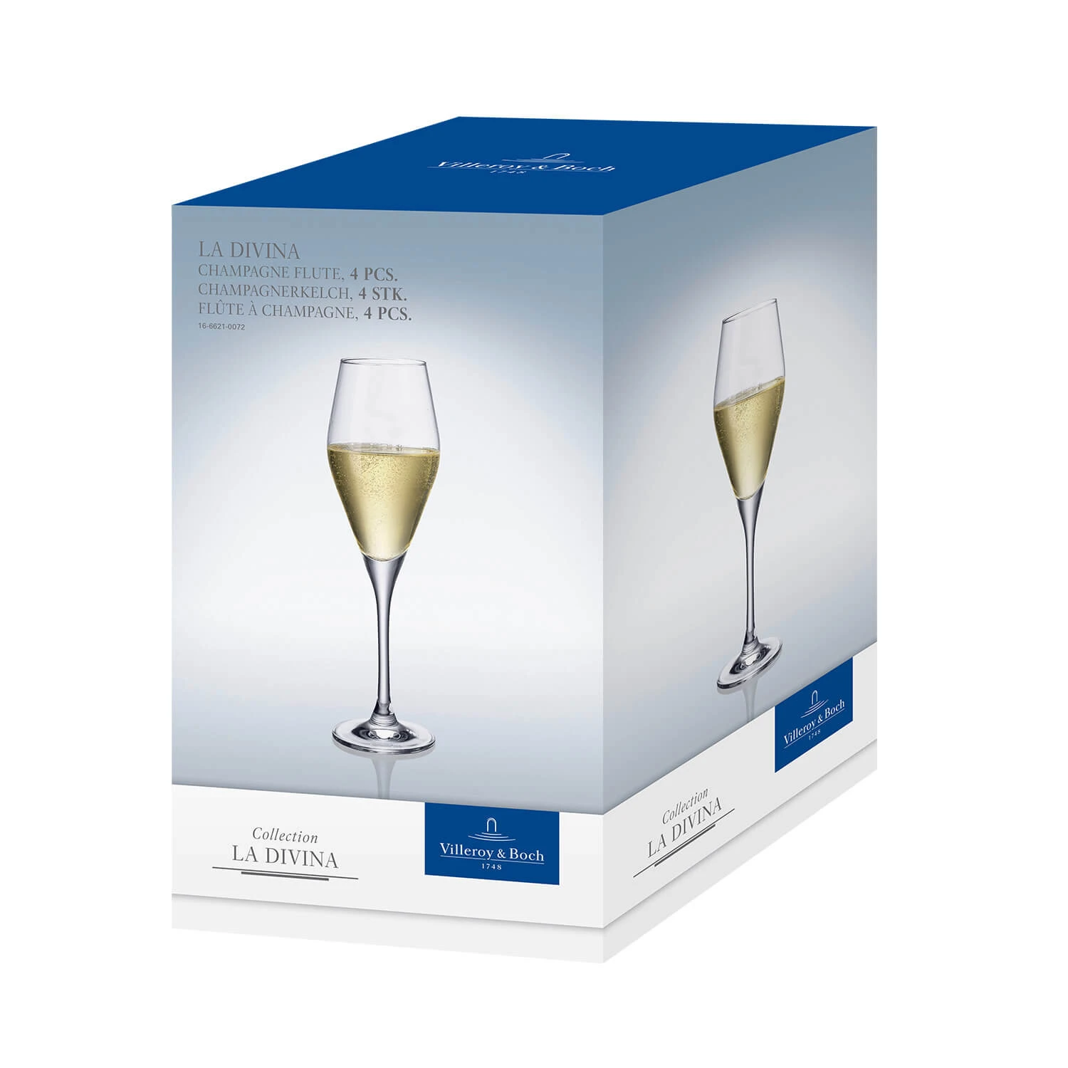 Villeroy & Boch Champagneglazen La Divina - 260 ml - 4 stuks Villeroy & Boch Champagneglazen La Divina - 260 Ml - 4 Stuks -Praktische Winkel Voor Keukenbenodigdheden 4003686389113 1