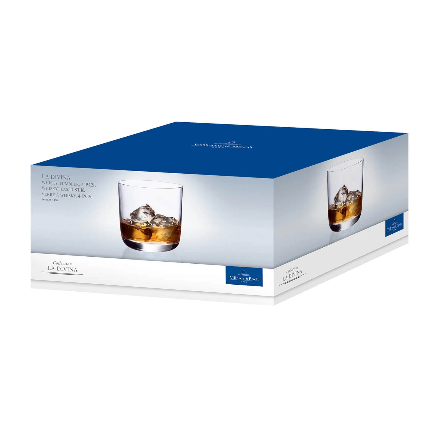Villeroy & Boch Whiskey Glazen La Divina - 360 ml - 4 stuks Villeroy & Boch Whiskey Glazen La Divina - 360 Ml - 4 Stuks -Praktische Winkel Voor Keukenbenodigdheden 4003686389144 1