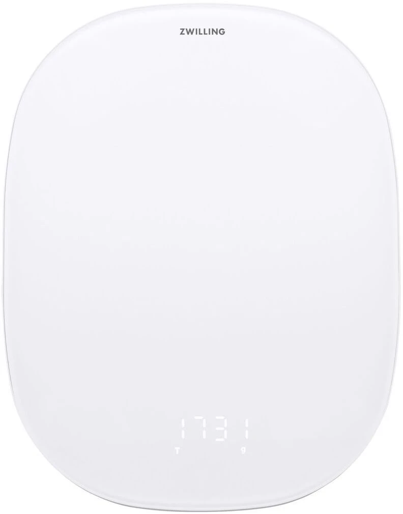 Zwilling Keukenweegschaal Enfinigy - 10 Kg / Zilver/Wit Zwilling Keukenweegschaal Enfinigy - 10 Kg / Zilver/Wit -Praktische Winkel Voor Keukenbenodigdheden 4009839536953 1