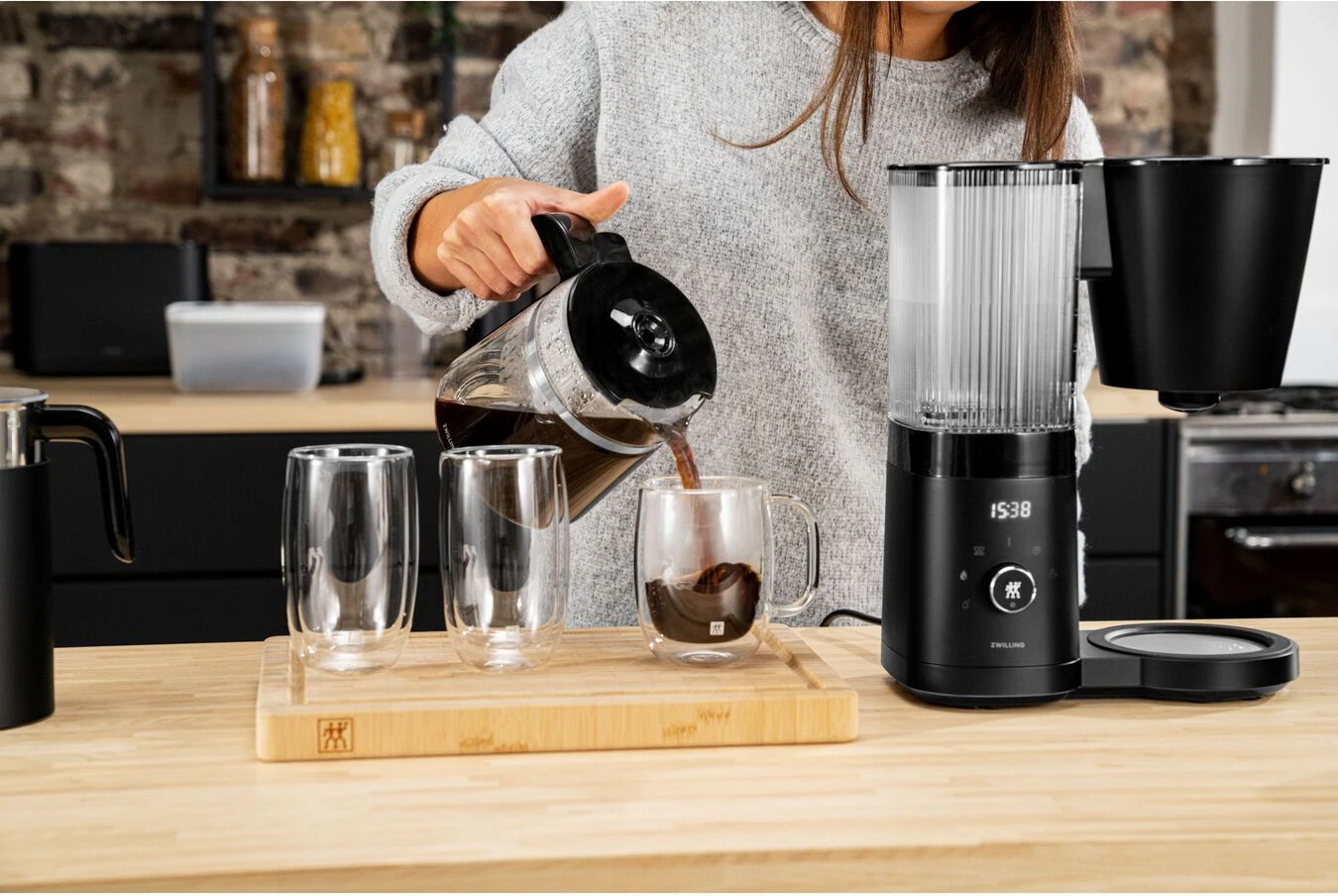 Zwilling Filter-koffiezetapparaat Enfinigy Zwart 1.5 liter Zwilling Filter-koffiezetapparaat Enfinigy Zwart 1.5 Liter -Praktische Winkel Voor Keukenbenodigdheden 4009839642937 4